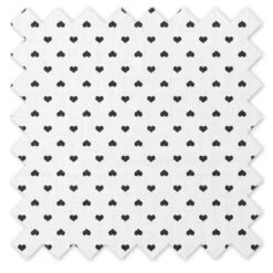 Bacati - Hearts Quilted Muslin Changing Pad Cover Black -Bacati GUEST c711d6d2 f07e 41c4 b967 33788ed5ef0c