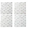 Bacati - Happy Monkeys Blue/Green/Gray Boys Muslin Swaddling Blankets Set Of 4 -Bacati GUEST c870e076 0229 4f87 b434 56282444f846