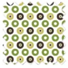 Bacati - Mod Dots Green/Yellow/Choc Crib/Toddler Bed Skirt