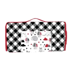 Bacati - Woodlands Red/Black Toddler Nap Mat