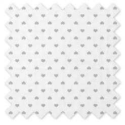 Bacati - Love/Hearts Muslin 2 Pc Security Blankets, Gray -Bacati GUEST d138e9b2 5b6c 453d 9daa aaaeeb57f438 2