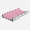 Bacati - Elephants Pink/Gray Pink Pin Dots Quilted Top Changing Pad Cover -Bacati GUEST d3d4d564 8a41 4e12 a5d3 71c01ff50a5d