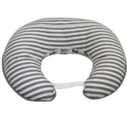 Bacati - 3 Pc Elephants White Gray Hugster Feeding & Infant Support Nursing Pillow With 2 Removable Zippered Covers -Bacati GUEST d57e7fa5 1f49 4c6b 9b91 5eb42fadc471