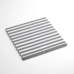 Bacati - Pin Stripes White/Gray Storage Box Large -Bacati GUEST d6a1095b fc19 46ba 9cc2 1b5bae89df8d