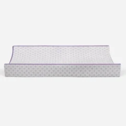 Bacati - Petals Quilted Muslin Changing Pad Cover Lilac -Bacati GUEST d7169882 f116 4bf3 9ba2 a0f038f65f41