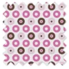 Bacati - Mod Dots/Strps Pink Crib Or Toddler Bed Skirt