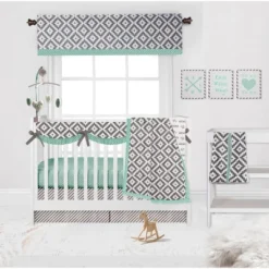 Bacati - Love Grey/Mint Musical Mobile -Bacati GUEST d7e5633b f386 4986 af9c 951a759a426e 1