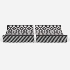 Bacati - Love Black/White Warp Stripes Changing Pad Cover 14 Bacati - Love Black/White Warp Stripes Changing Pad Cover -Bacati GUEST d8500a7c 1cce 4d8b 98a7 af56782a329f