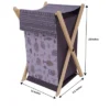 Bacati - Owls Gray/Beige Neutral Laundry Hamper With Wooden Frame -Bacati GUEST d9afa112 2a81 4971 93db 58b5604b3bf8