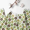 Bacati - Mod Dots Green Yellow Beige Chocolate 100 Percent Cotton Universal Baby US Standard Crib Or Toddler Bed Fitted Sheet -Bacati GUEST da0f67d6 5fb9 46b4 8971 abf013477a74 1