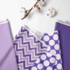 Bacati - MixNMatch Purple Chevron Dots 3 Pc Toddler Sheet Set -Bacati GUEST daeca621 ef1a 403c 812a a9fe95e0abe0 1