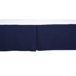 Bacati - Solid Navy Crib Skirt -Bacati GUEST dbb08655 6498 4cb3 85ac af21e94769e4
