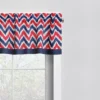 Bacati - MixNMatch Blue/Red Chevron Zigzag Window Valance -Bacati GUEST de07b323 d45e 4a22 a9cf ac92f2471583