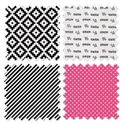 Bacati - Love Black/Fuschia Set Of 2 Small Side Crib Rail Guard Covers 10 Bacati - Love Black/Fuschia Set Of 2 Small Side Crib Rail Guard Covers -Bacati GUEST de6ff028 ba18 4fdb bd9c 6def57300e2d 1