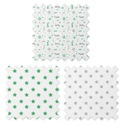 Bacati - Soccerball Green/Gray Muslin 4 Pc Toddler Bedding Set -Bacati GUEST e4e41833 c3ab 42a9 8fd2 2b5459a4e29e 1
