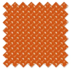 Bacati - Arrows Orange Cotton Printed Single Window Curtain Panel -Bacati GUEST e5a087bc 6855 4d57 8631 d4a4f69d0d31 1