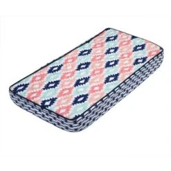 Bacati - Emma Printed Kilim Coral/Mint/Navy Quilted Changing Pad Cover -Bacati GUEST e6f6301e dd11 424c 9593 b52df53cdc8e