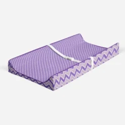 Bacati - MixNMatch Purple Pin Dots Changing Pad Cover