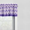 Bacati - MixNMatch Purple Chevron Zigzag Window Valance -Bacati GUEST ea14a0e2 b60a 40ce abc4 622870d0d0dd