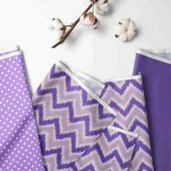 Bacati - Mix N Match Chevron/Dots Long Crib Rail Guard Cover Orange/Gray -Bacati GUEST eac5fb80 6057 4bc3 8cb9 304f263083b8 1