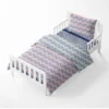 Bacati - Emma Coral/Mint/Navy Triangles Muslin 4 Pc Toddler Bedding Set -Bacati GUEST ee83bf86 eb44 4ff3 892f 7eceaab63314