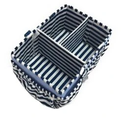 Bacati - Pin Stripes Navy Storage Caddy -Bacati GUEST f0e0f89a 45df 429d ae99 ced3025ade98