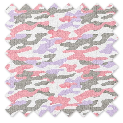 Bacati - Jungle Safari Lilac/Coral Muslin Quilted Changing Pad Cover 10 Bacati - Jungle Safari Lilac/Coral Muslin Quilted Changing Pad Cover - Image 8