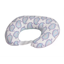 Bacati - 3 Pc Isabella Paisley Aqua/Purple Hugster Feeding & Infant Support Nursing Pillow -Bacati GUEST f1e61a91 8e57 4dab 9f1f 9153ebc119d0