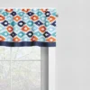 Bacati - Liam Aztec Print Aqua/Orange/Navy Window Valance -Bacati GUEST f3c02d32 d609 4c98 b9f2 30ea937c5733