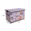 Bacati - Construction Multicolor Boys Cotton Storage Toy Chest -Bacati GUEST f622958c b1b5 4be5 a3e7 eb848490bf71