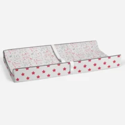 Bacati - Baseball Red/Gray Muslin Changing Pad Cover -Bacati GUEST f79fbebe b912 4496 b9bc 9ea887d4cbf4