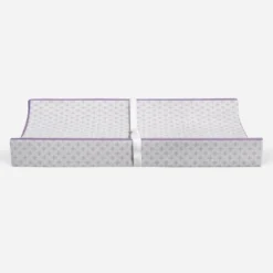 Bacati - Petals Quilted Muslin Changing Pad Cover Lilac -Bacati GUEST f7f8629c 8ecf 493e af29 c66719e8a22b