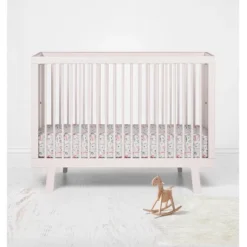 Bacati - Baseball Red/Gray Muslin 100 Percent Cotton Universal Baby US Standard Crib Or Toddler Bed Fitted Sheet -Bacati GUEST fa2d68d9 d6e0 433c a956 6eef84c6c62d