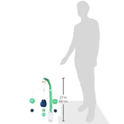 Bacati - Mix N Match Blue/Green Musical Mobile