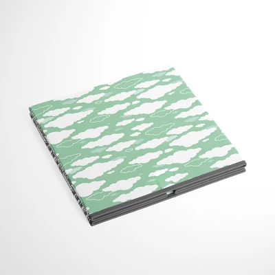 Bacati - Clouds In The City Mint//Gray Storage Box Small 4 Bacati - Clouds In The City Mint//Gray Storage Box Small - Image 2