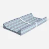 Bacati - Liam Aqua/Navy Large Triangles Quilted Muslin Changing Pad Cover -Bacati GUEST fea5ec6d bf49 42f3 b51b 522041860d00